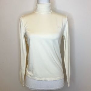 Ralph Lauren Cream Turtle Neck Medium Petite